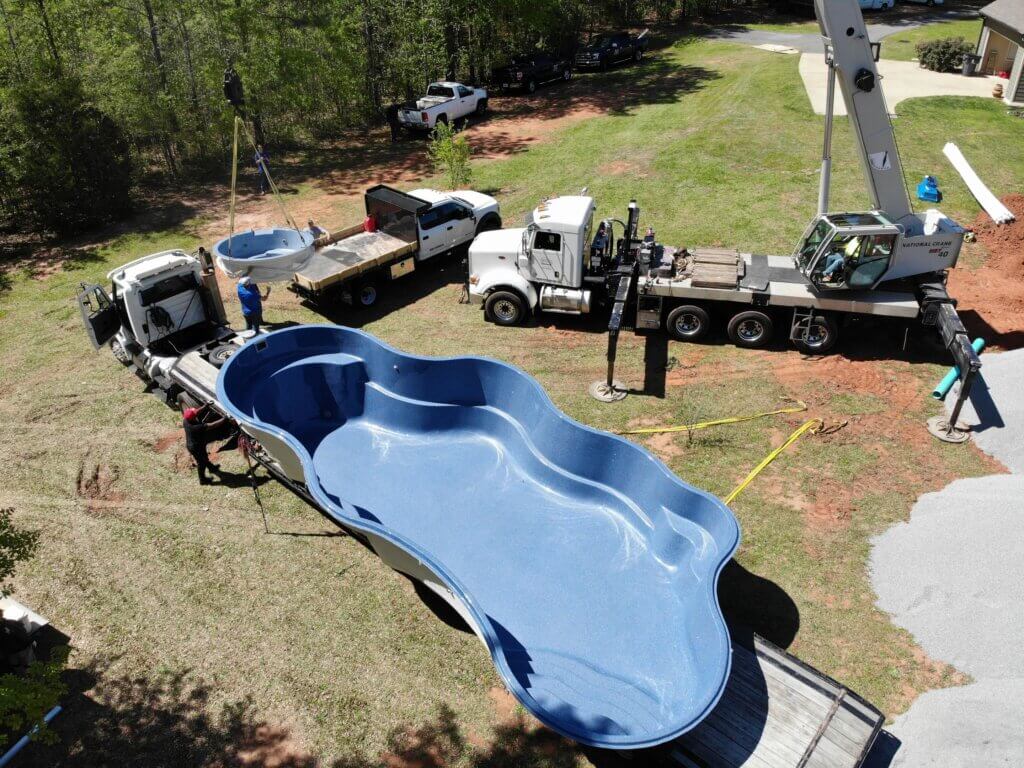 Fiberglass Pool Construction Process – J&M Pool Company