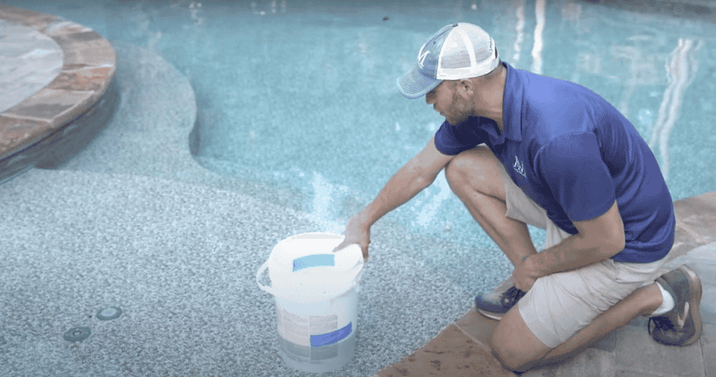 Bucket Test For Pool Leaks Detection